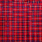 Bliss & Beyond check print flannel & sherpa double layer heavyweight blanket