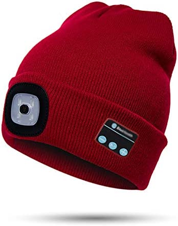 Boneroshop | Bluetooth Beanie Hat Light Wireless Headphones