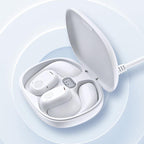 Bluetooth headphones with bone conduction and real ear hook