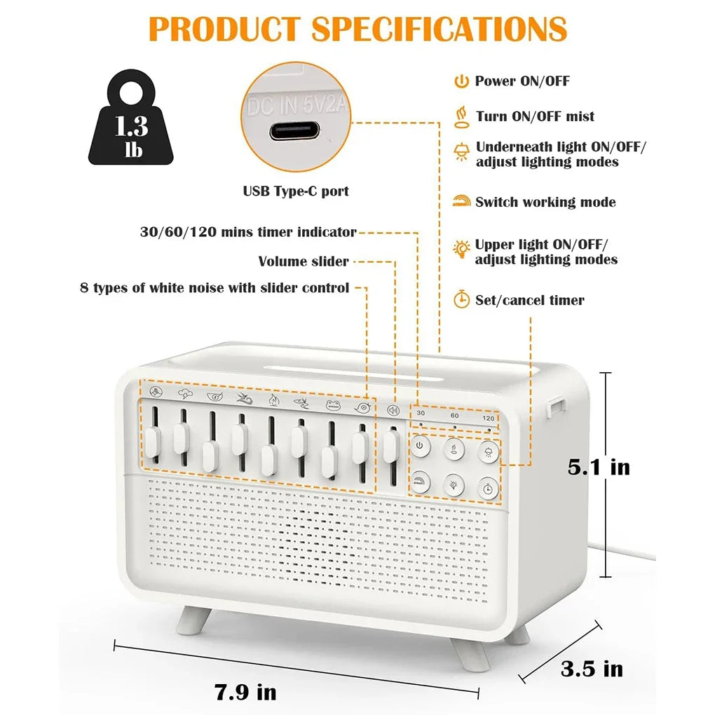 Bluetooth Sound Therapy Humidifier