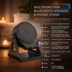 Bluetooth Speaker Induction Phone Stand Wireless Charger
