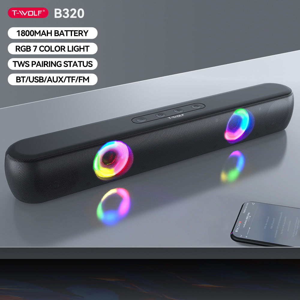 Bluetooth Speaker with RGB Lighting