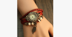Boho-Chic Leaf Vintage Watch