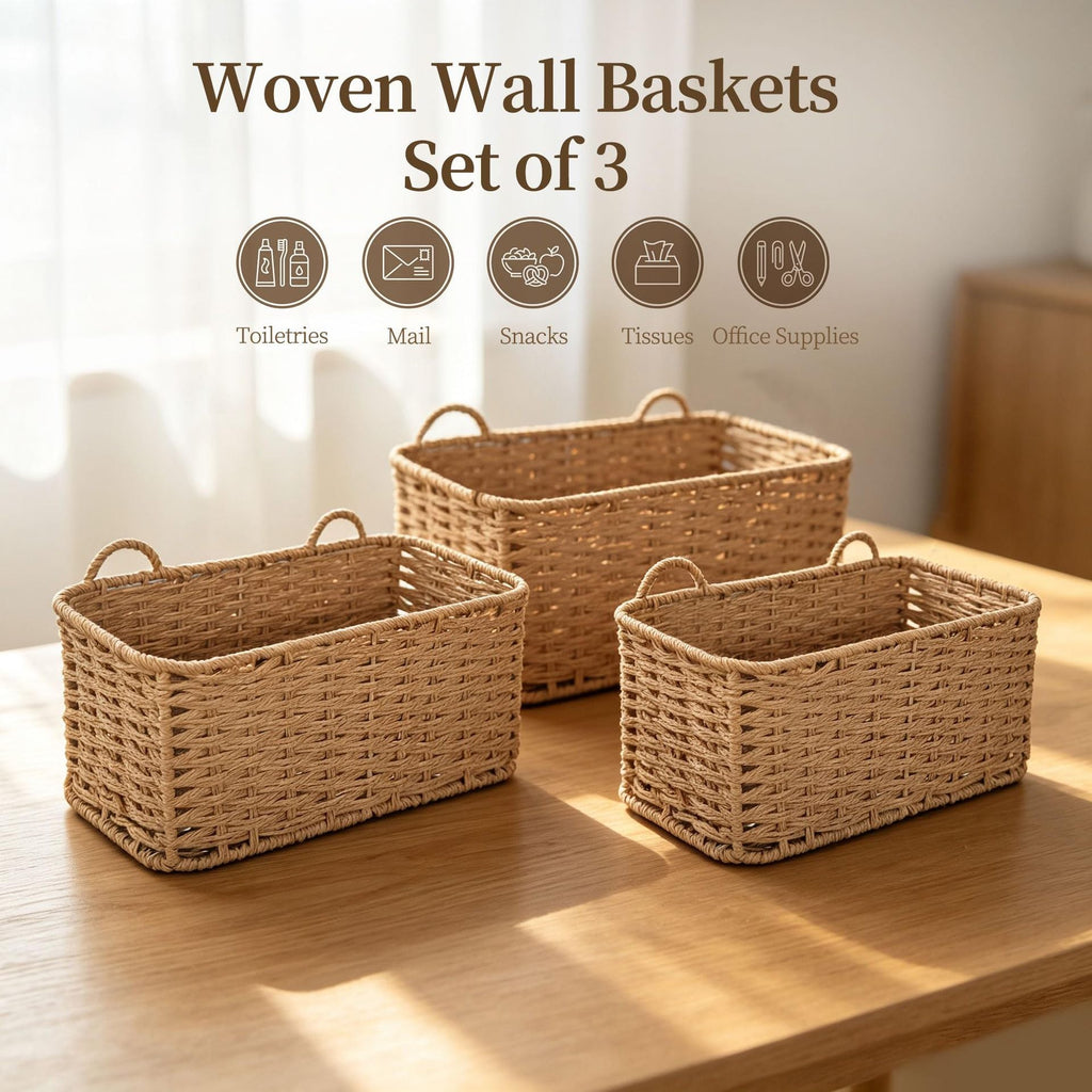 Boho Style Storage Basket