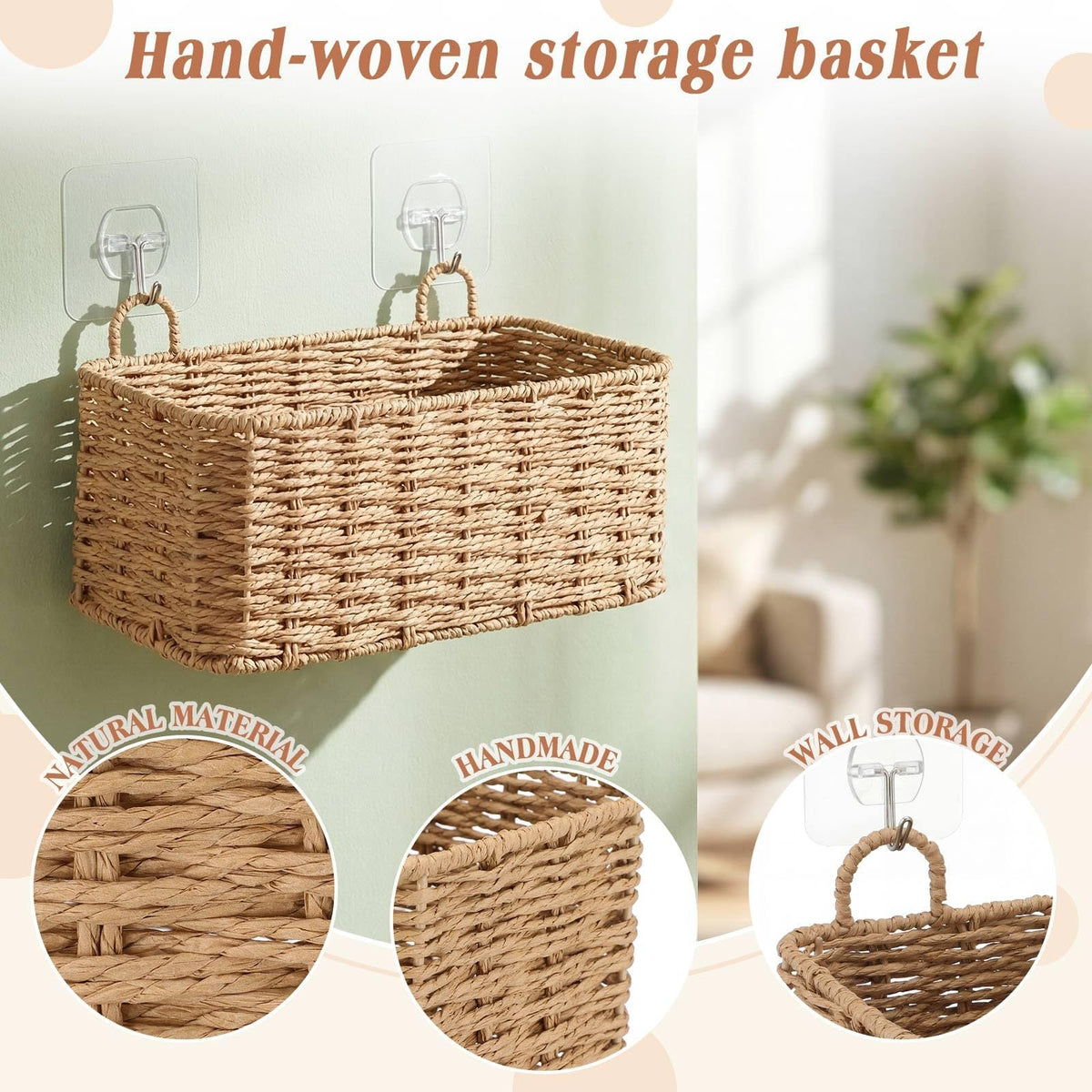 Boho Style Storage Basket