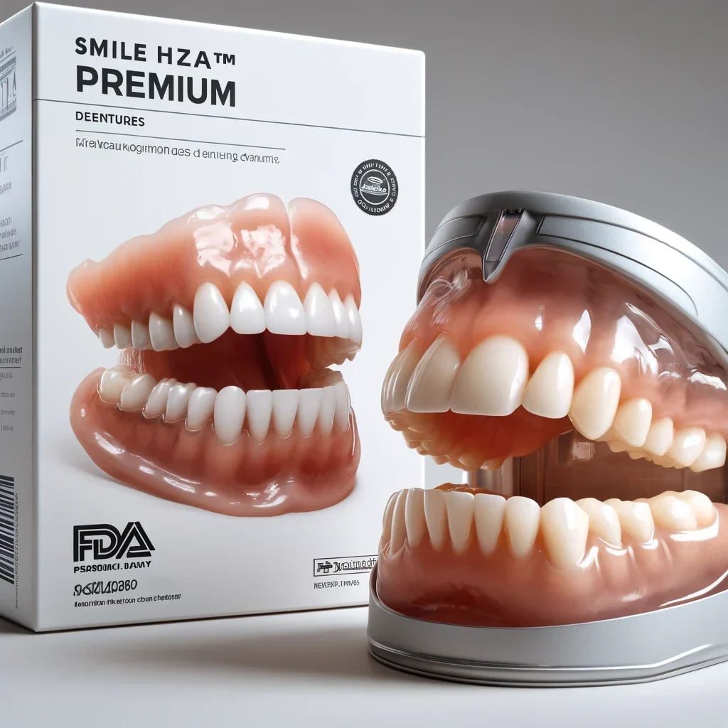 Boil-and-Bite Medical-Grade Denture Set (Upper & Lower)
