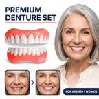 Boil-and-Bite Medical-Grade Denture Set (Upper & Lower)