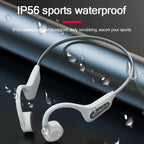 Bone Conduction Headphones – Bluetooth 5.3, IP56 Waterproof, Perfect for Running & Sports