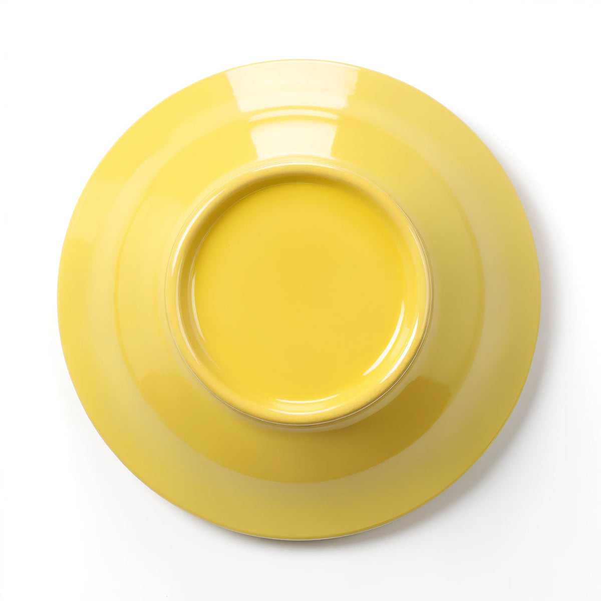 BONEROSHOP ceramic bowl yellow semi-matte