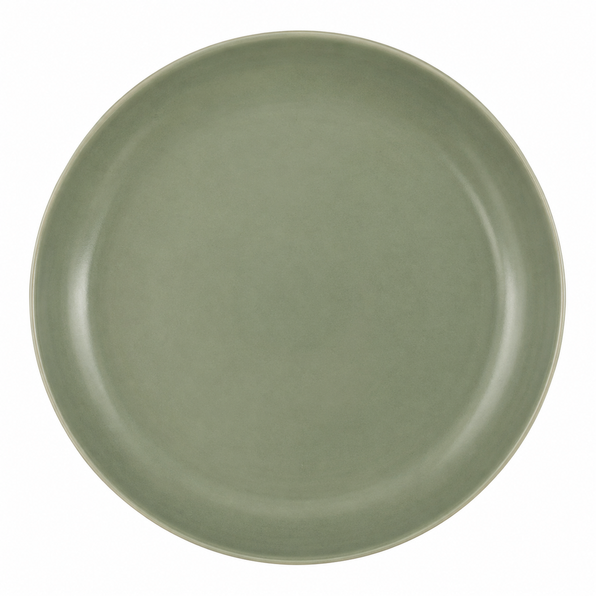 Boneroshop Sage Green Ceramic Dinner Plate – Elegant Modern Tableware