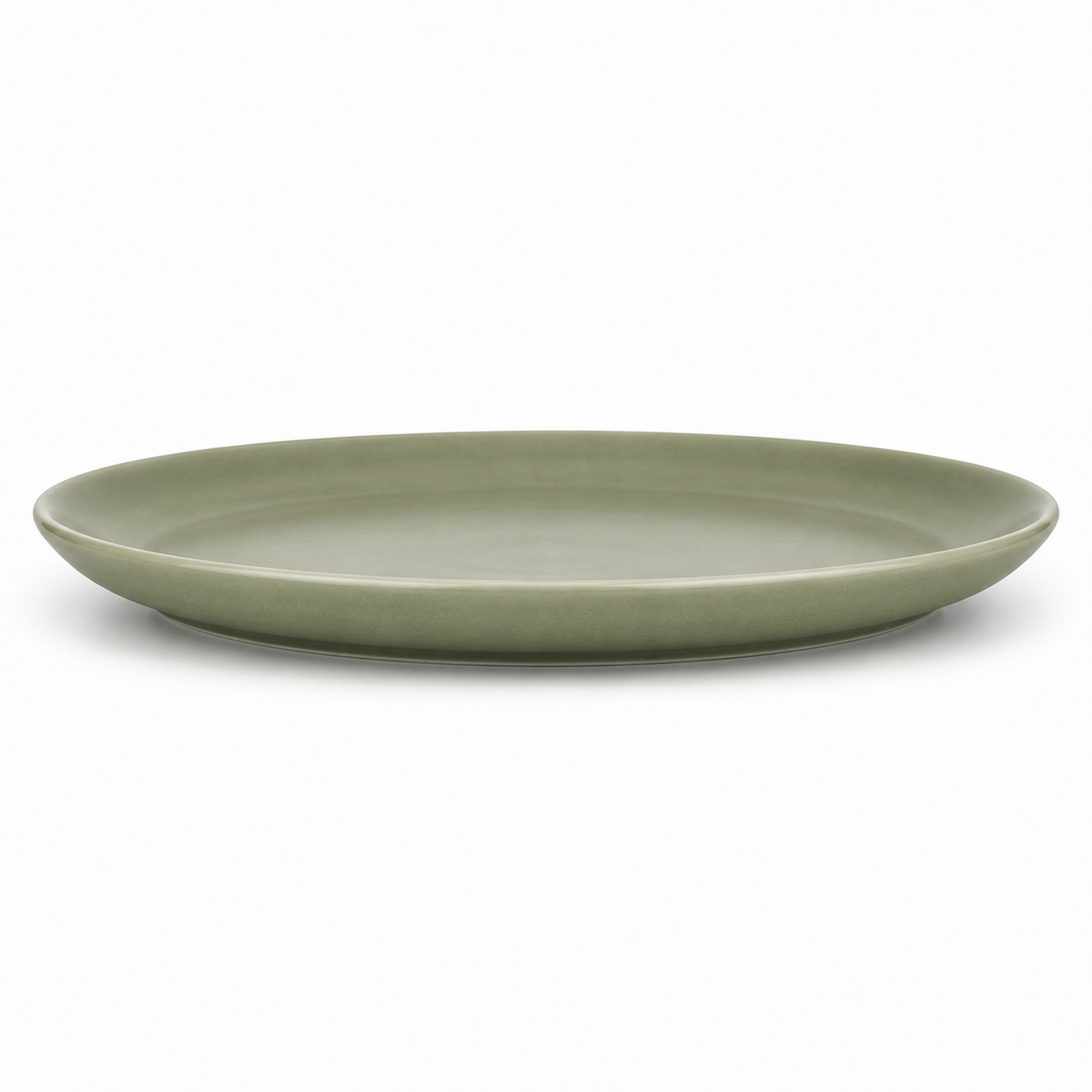 Boneroshop Sage Green Ceramic Dinner Plate – Elegant Modern Tableware