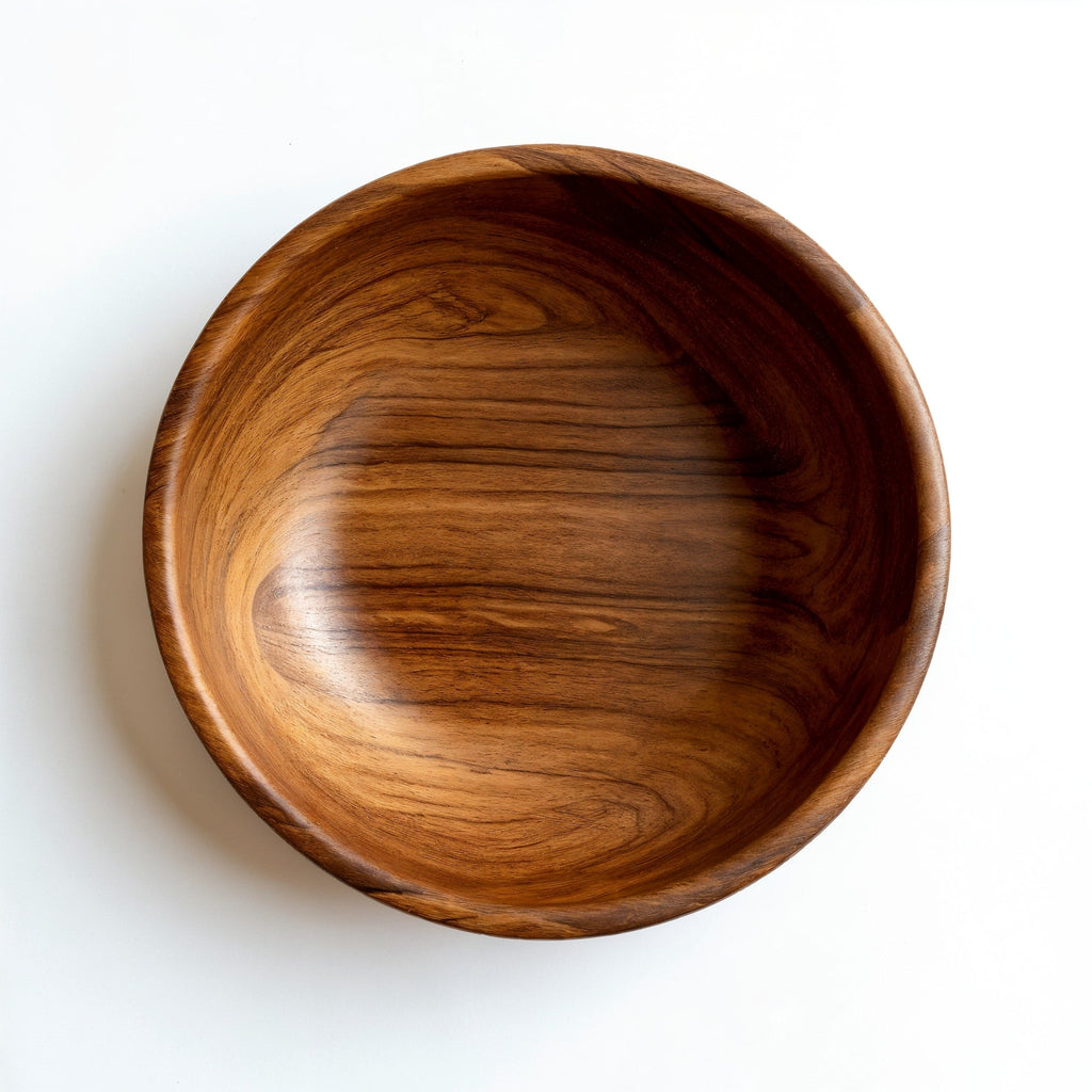 Boneroshop walnut wooden bowl matte