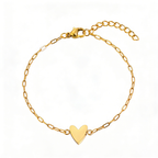 Bracelet Adjustable Heart Chain Matching Couple Jewellery