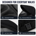 Boneroshop Breathable Anti-Scavenging Dog Muzzle for Walks - Mesh Hood Helps Block Food Scraps & Trash