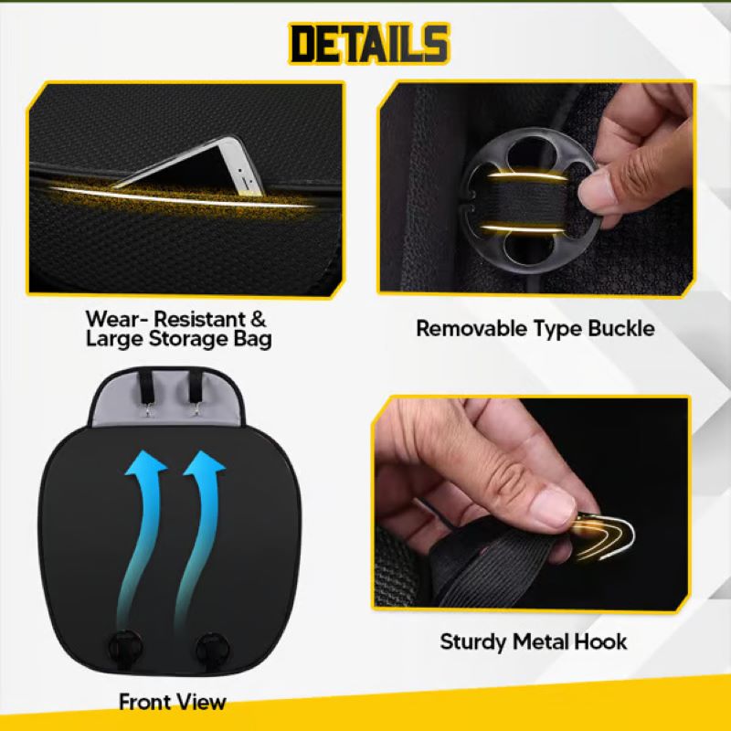 Breathable Non-Slip Viscose Filament Car Seat Cover