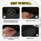 Breathable Non-Slip Viscose Filament Car Seat Cover