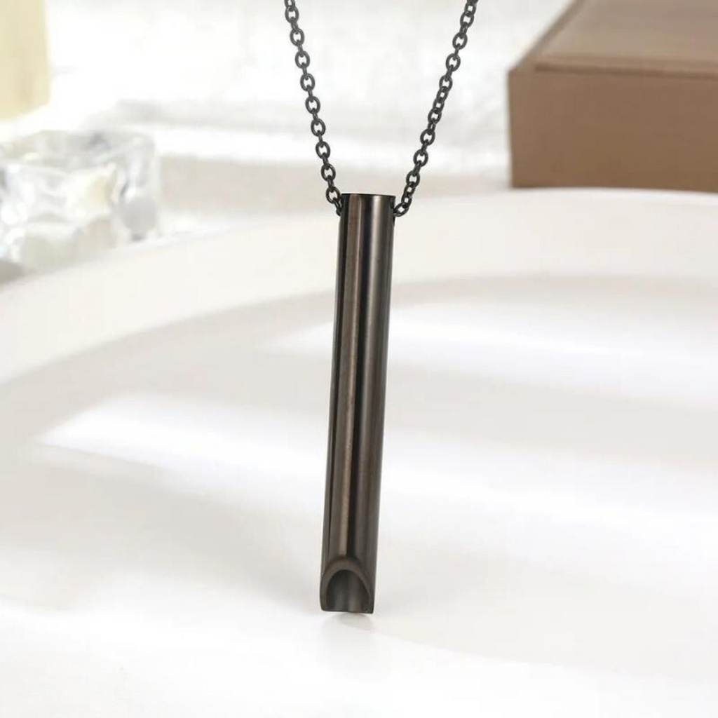 Breathing Necklace Smoking Cessation Aid, Nicotine-Free, Stress-Reducing