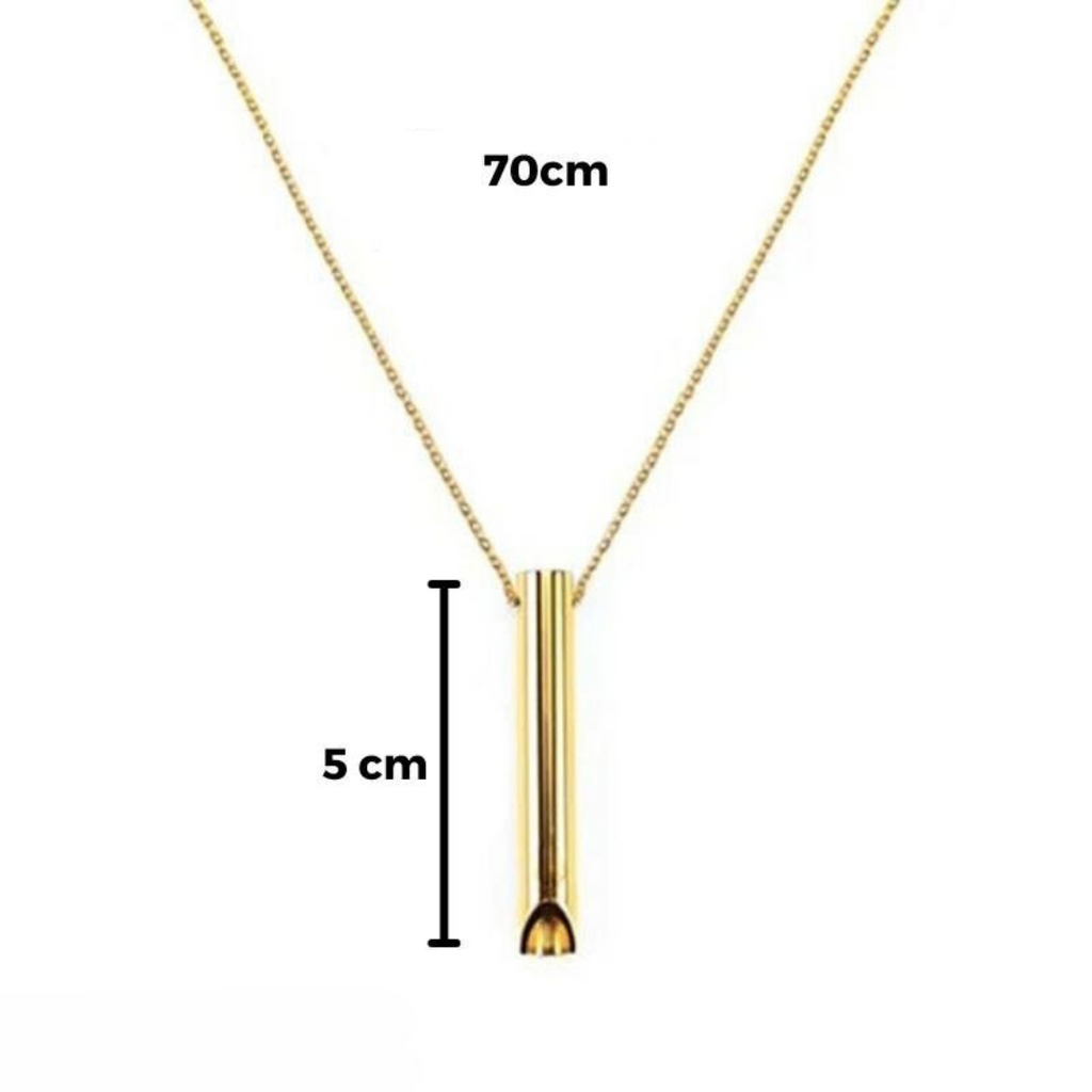 Breathing Necklace Smoking Cessation Aid, Nicotine-Free, Stress-Reducing