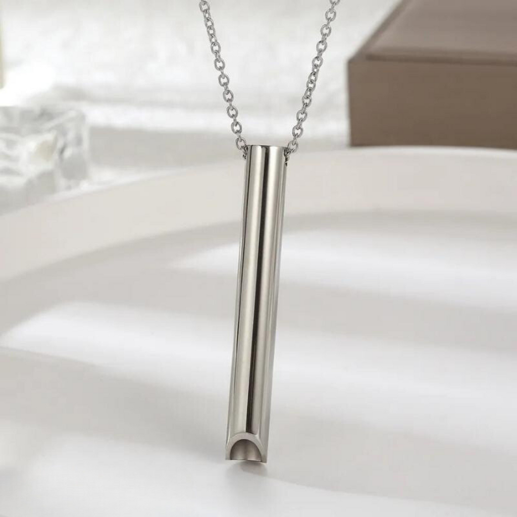Breathing Necklace Smoking Cessation Aid, Nicotine-Free, Stress-Reducing