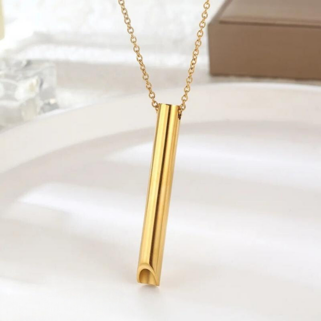 Breathing Necklace Smoking Cessation Aid, Nicotine-Free, Stress-Reducing