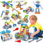 Buildbuddy Construction Set – Colourful Building Blocks for Kids – Promote Creativity and Motor Skills