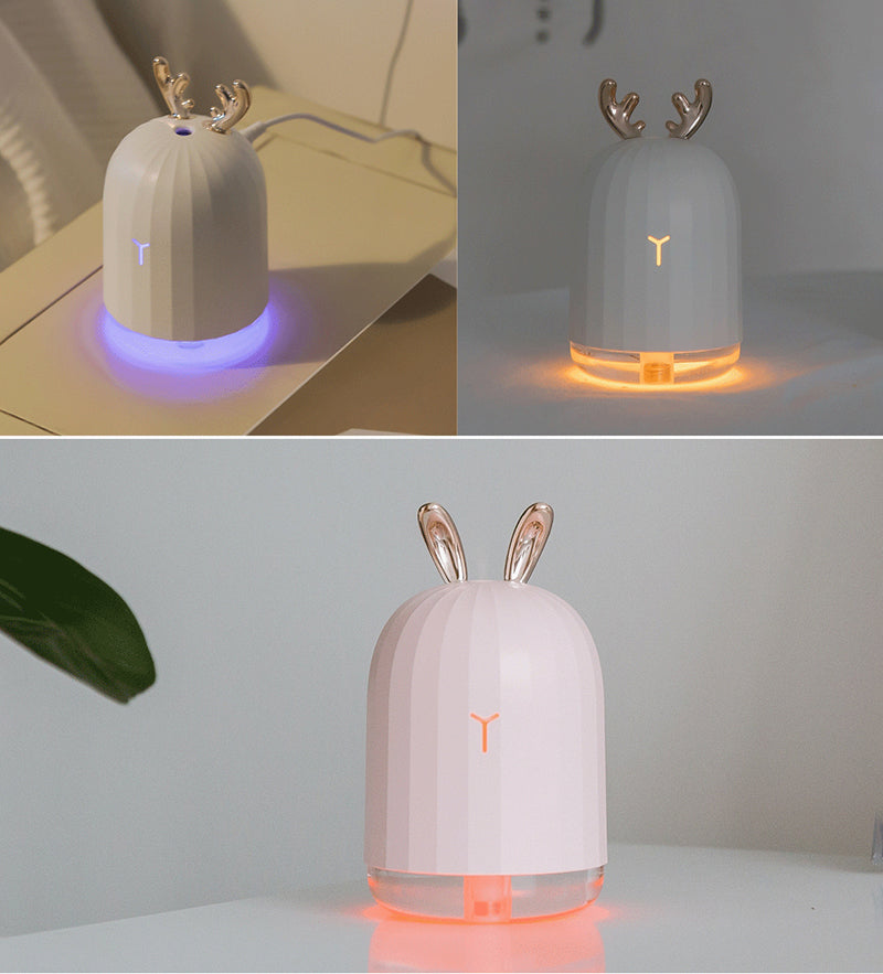 BunnyAir Children's Humidifier with Night Light and LED Lighting