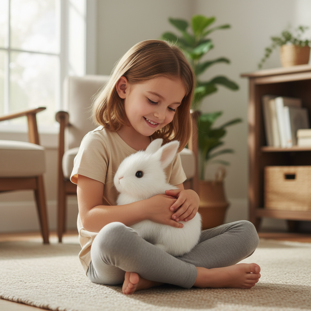 Boneroshop | BunnyLoom Interactive Plush | Realistic hopping bunny toy for kids