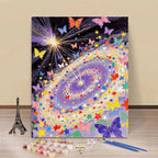 Butterfly-Themed Paint by Numbers Canvas Art Kit