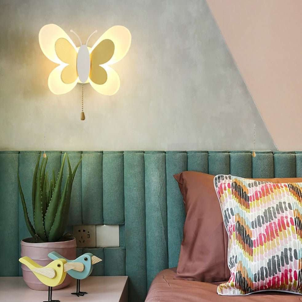 Butterfly Wall Light for Children's Bedroom