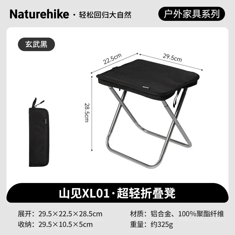Campulux Folding Chair – Padded & Foldable, Ultralight & Stable for Outdoor & Travel
