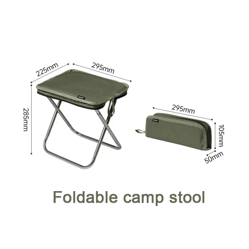 Campulux Folding Chair – Padded & Foldable, Ultralight & Stable for Outdoor & Travel
