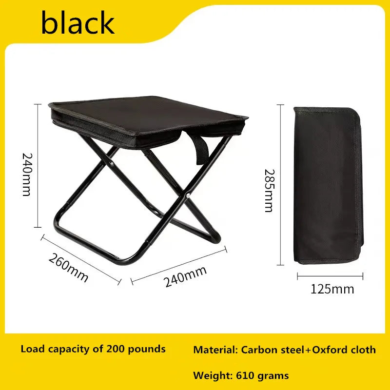 Campurio Folding Chair – Ultralight & Sturdy Camping Chair – 900g Aluminium