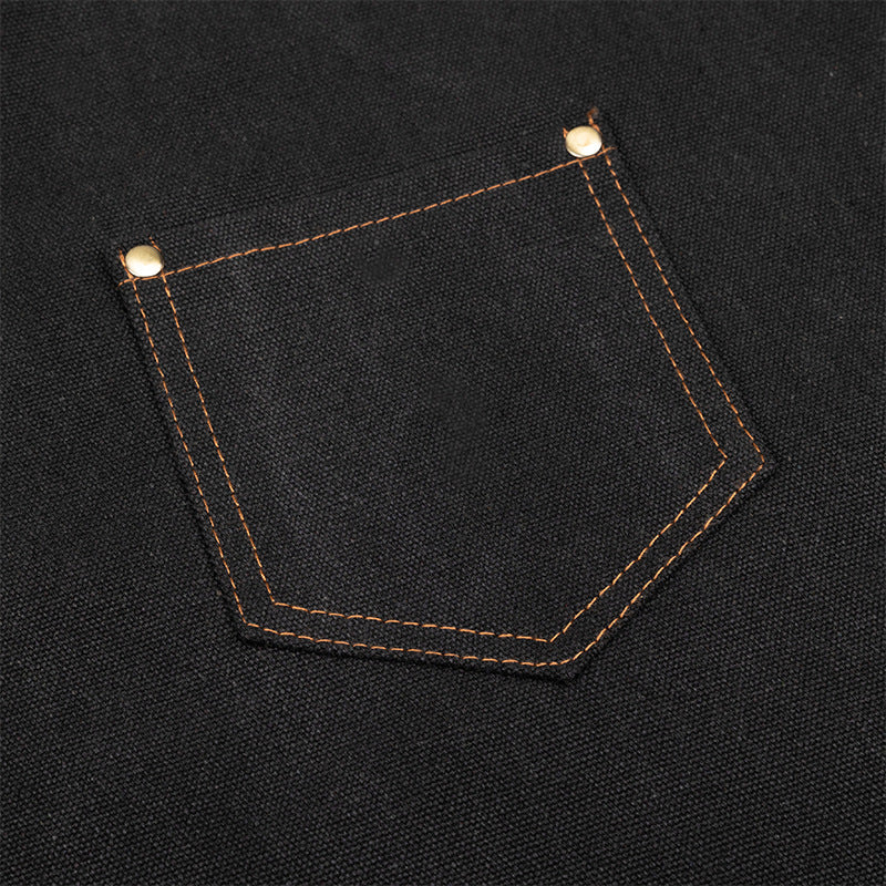 Canvas Sleeveless Apron – Waterproof & Oil-Proof Cotton Canvas