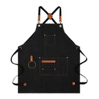Canvas Sleeveless Apron – Waterproof & Oil-Proof Cotton Canvas