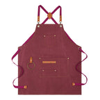 Canvas Sleeveless Apron – Waterproof & Oil-Proof Cotton Canvas