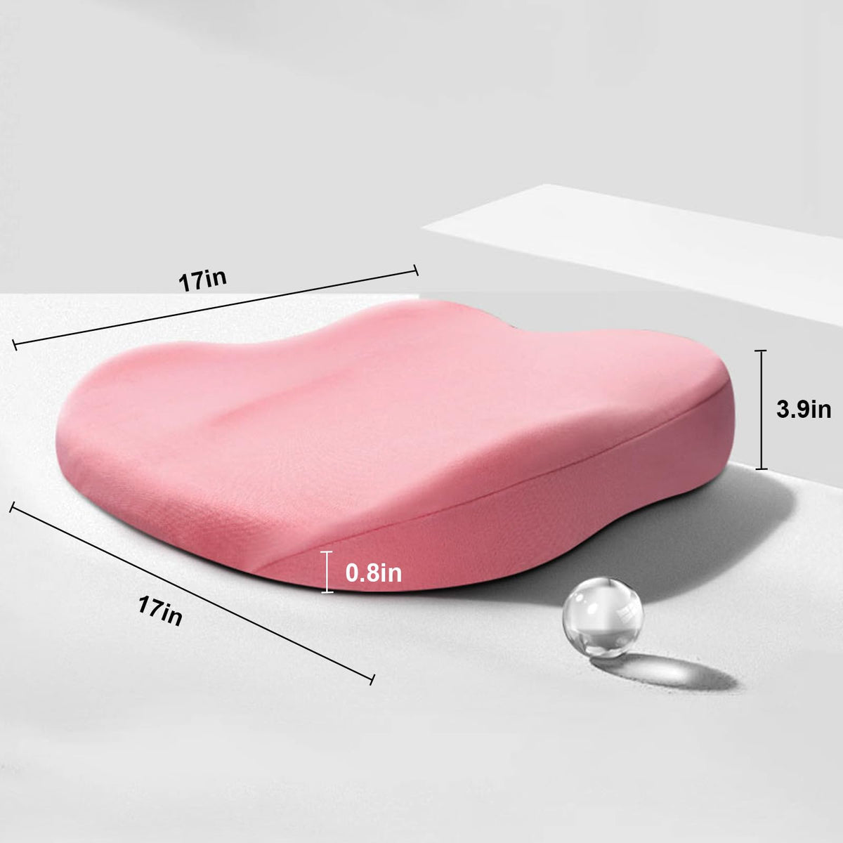 Car Cushion Height Increase – Ergonomic Seat Booster Cushion with Memory Foam | Boneroshop