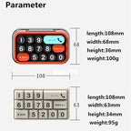 Car parking phone number display keyboard