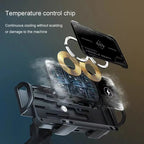Car phone holder with wireless charging – automatic grip & 360° rotation