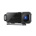 Car phone holder with wireless charging – automatic grip & 360° rotation