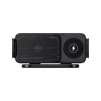 Car phone holder with wireless charging – automatic grip & 360° rotation