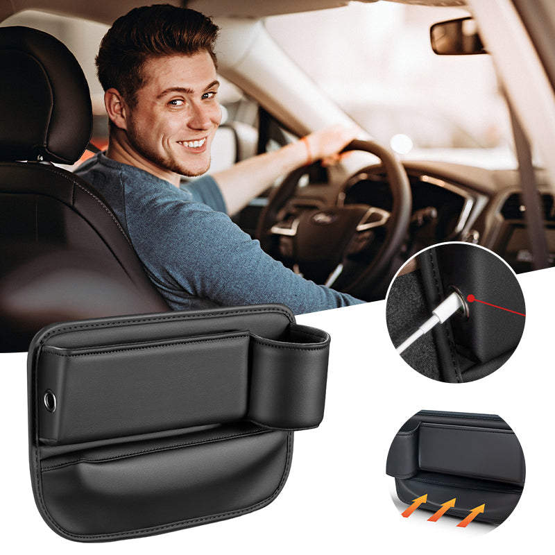 Car seat gap storage organiser