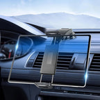Car Tablet Mount, Dashboard Suction Holder, 360° Rotating Adjustable Arm