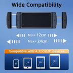 Car Tablet Mount, Dashboard Suction Holder, 360° Rotating Adjustable Arm