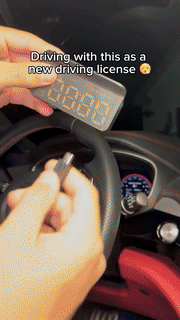 Car Windscreen HUD Speedometer Projector