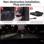 Car Windscreen HUD Speedometer Projector