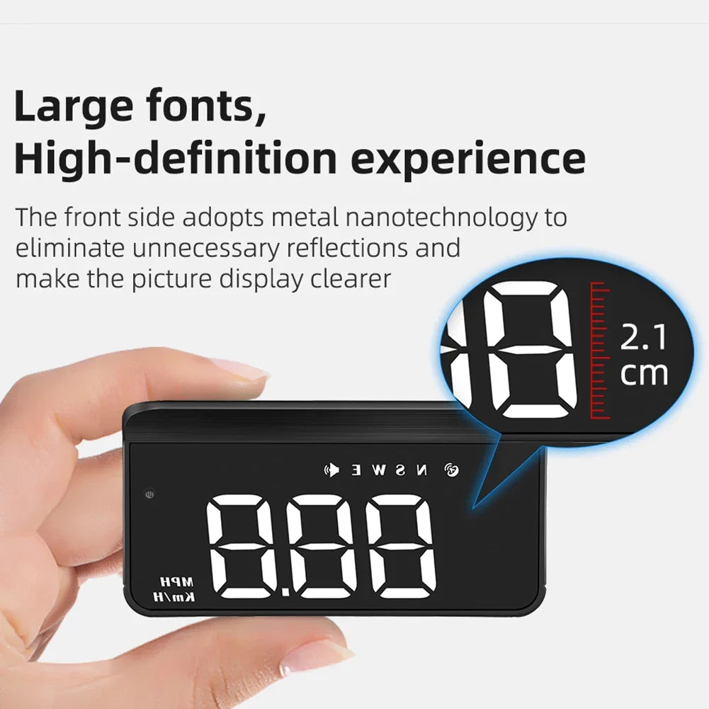 Car Windscreen HUD Speedometer Projector