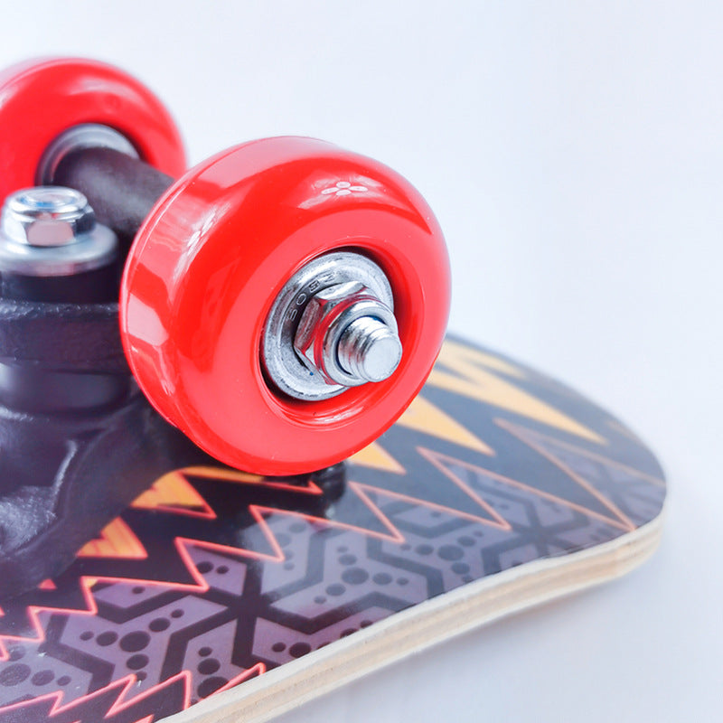 Cartoon-themed mini skateboard