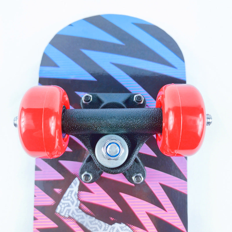 Cartoon-themed mini skateboard