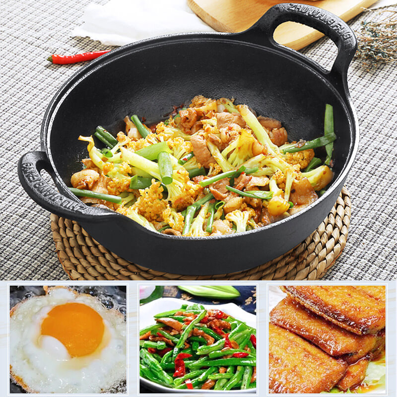 CastePrima Pan – Durable Non-Stick with Wooden Lid