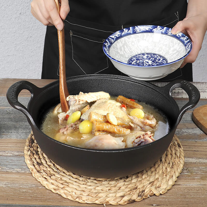 CastePrima Pan – Durable Non-Stick with Wooden Lid